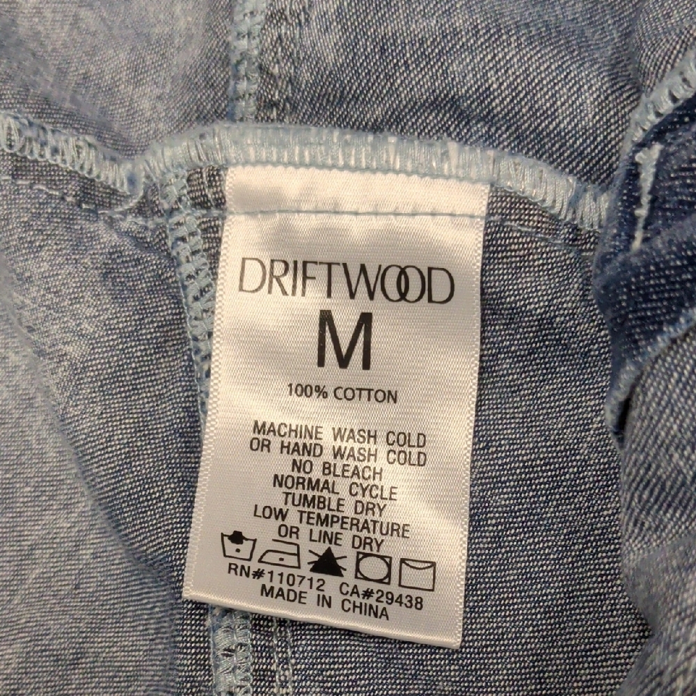DRIFTWOOD Light Wash Denim Midi Skirt - Picture 3 of 3
